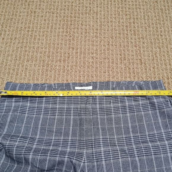 J. Jill Premium Grey Glen Check Plaid Bi-Stretch Elastic Waist Pull-on Pants 6 - Picture 13 of 16